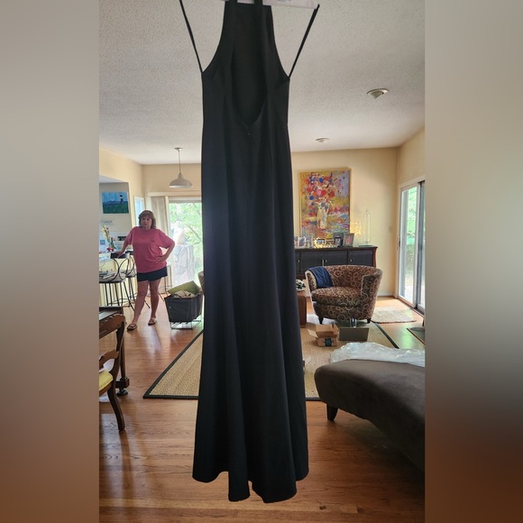BHLDN Serephina Crepe Maxi Dress - Black - Size 8 - NWOT - Picture 4 of 6